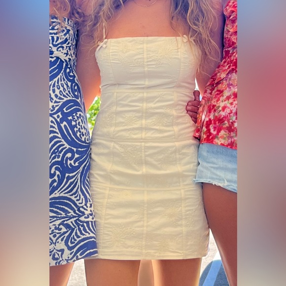 Zara White Mini Dress - Picture 3 of 5